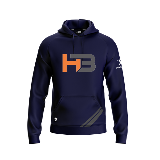 [FOLHSMNV-YXS-LOGO1] Decker Summit Hoodie (Youth XS, Navy, Logo 1)