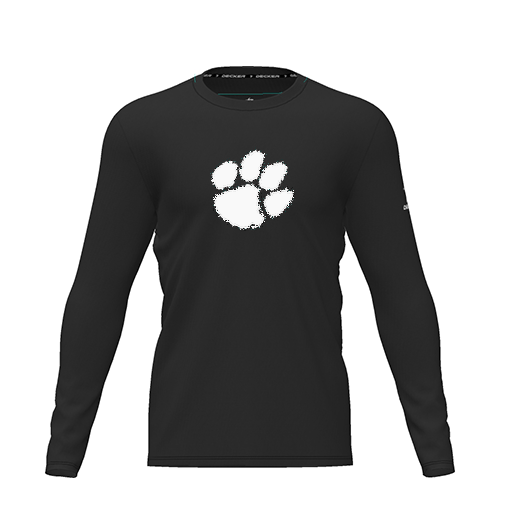 [CUS-DRIF-TEES-PER-CNK-LSL-BLK-YXS-LOGO2] Dri Fit Performance T-Shirt (Youth XS, Black, Logo 2, Long Sleeve)