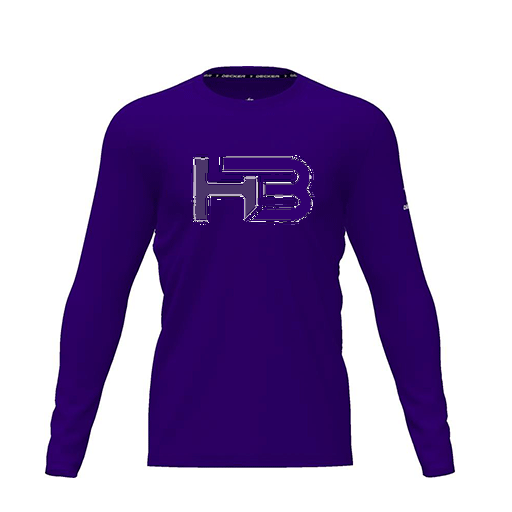 [FTLCDFPP-YXS-LOGO1] Dri Fit Performance T-Shirt (Youth XS, Purple, Logo 1, Long Sleeve)