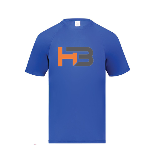 [2790.060.S-LOGO1] Men's Smooth Sport T-Shirt (Adult S, Royal, Logo 1)