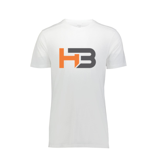 [FTSCUBWH-AS-LOGO1] Decker Men's Tri-Blend T-Shirt - Short Sleeve (Adult S, White, Logo 1)