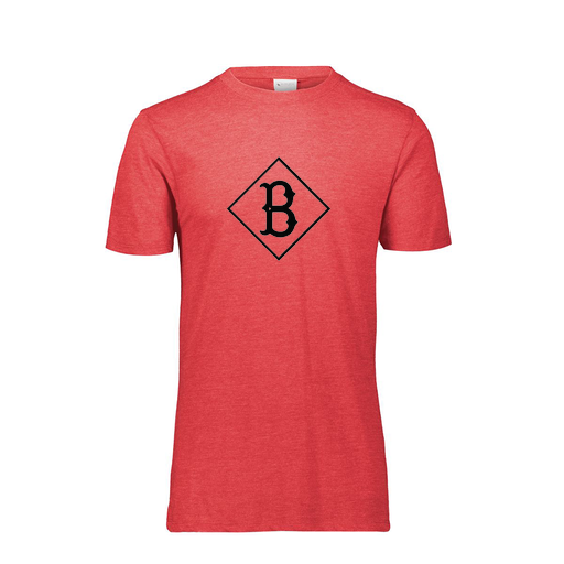 [FTSCUBRD-AS-LOGO3] Decker Men's Tri-Blend T-Shirt - Short Sleeve (Adult S, Red, Logo 3)