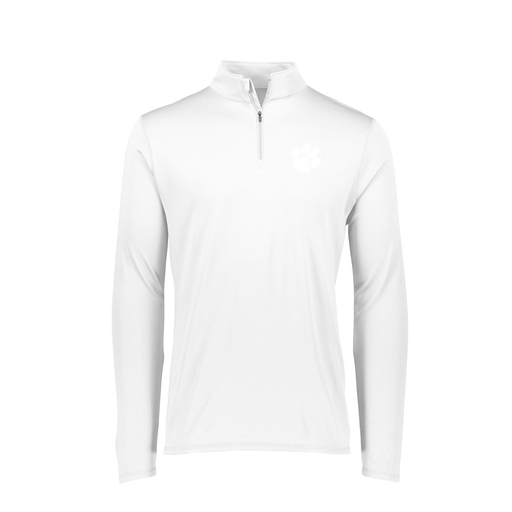 [2787.005.XS-LOGO2] Ladies Dri Fit 1/4 Zip Shirt (Female Adult XS, White, Logo 2)