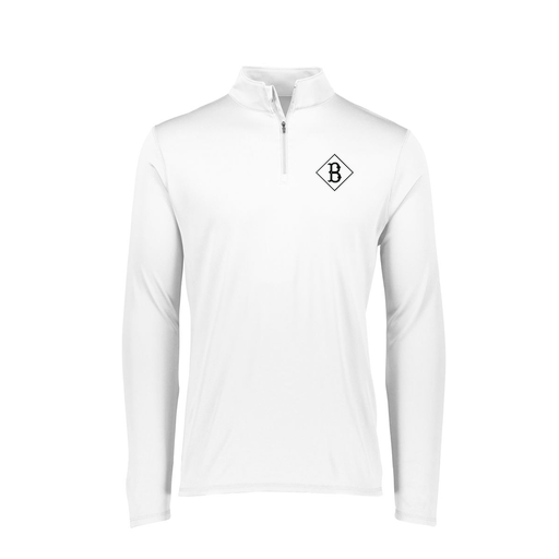 [FTLQFLWH-FAXS-LOGO3] Ladies Flex-Lite 1/4 Zip Shirt (Female Adult XS, White, Logo 3)