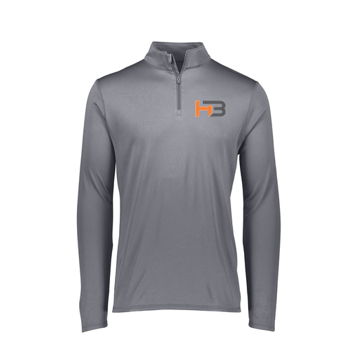 [FTLQFLGY-FAXS-LOGO1] Ladies Flex-Lite 1/4 Zip Shirt (Female Adult XS, Gray, Logo 1)