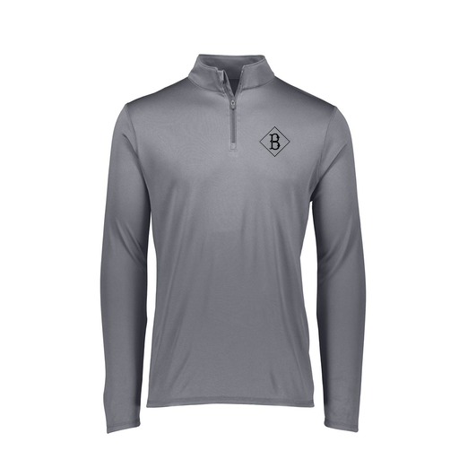 [FTLQFLGY-FAXS-LOGO3] Ladies Flex-Lite 1/4 Zip Shirt (Female Adult XS, Gray, Logo 3)