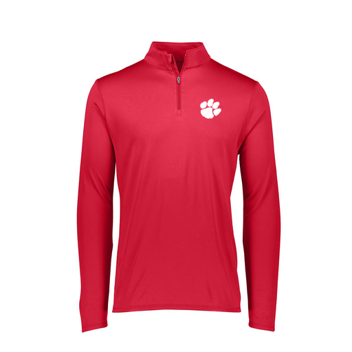 [FTLQFLRD-FAXS-LOGO2] Decker Women's Flex-Lite 1/4 Zip Shirt (Female Adult XS, Red, Logo 2)