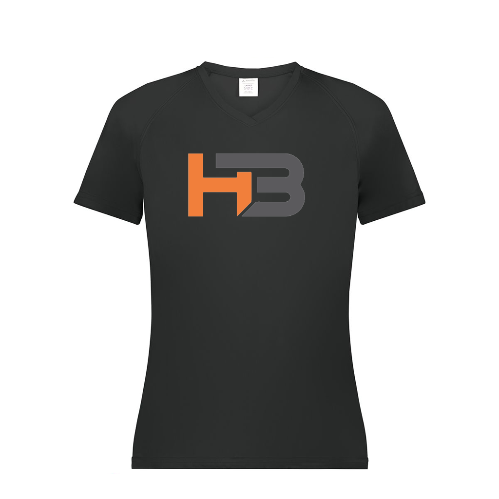 Ladies Smooth Sport V-Neck T-Shirt