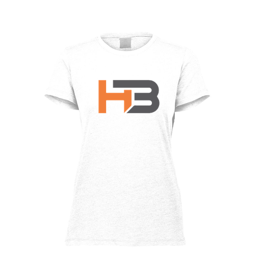 [FTSCUBWH-FAXS-LOGO1] Decker Women's Tri-Blend T-Shirt - Short Sleeve (Female Adult XS, White, Logo 1)