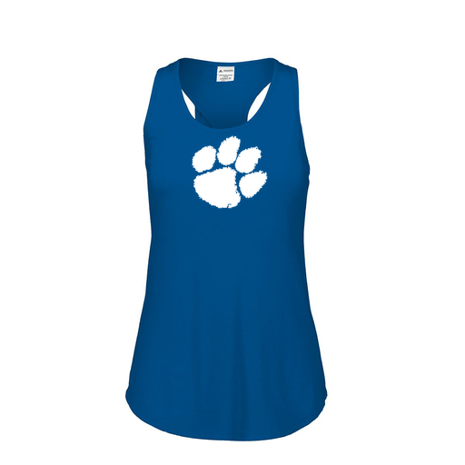 [3078.U55.S-LOGO2] Ladies Tri Blend Tank Top (Female Adult S, Royal, Logo 2)