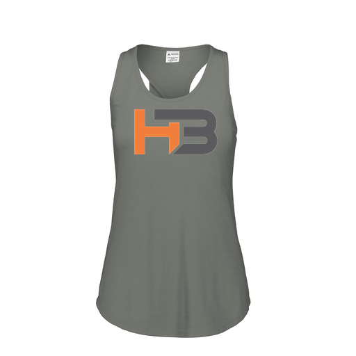 [3078.013.S-LOGO1] Ladies Tri Blend Tank Top (Female Adult S, Gray, Logo 1)