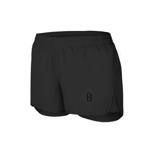 [2430.080.XS-LOGO3] Women's Performance Shorts (Female Adult XS, Black, Logo 3)