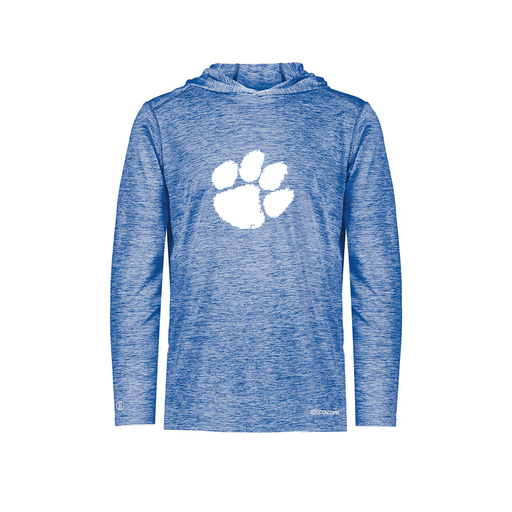 [FOLHCGRY-YS-LOGO2] Decker Youth Charge Hoodie (Youth S, Royal, Logo 2)