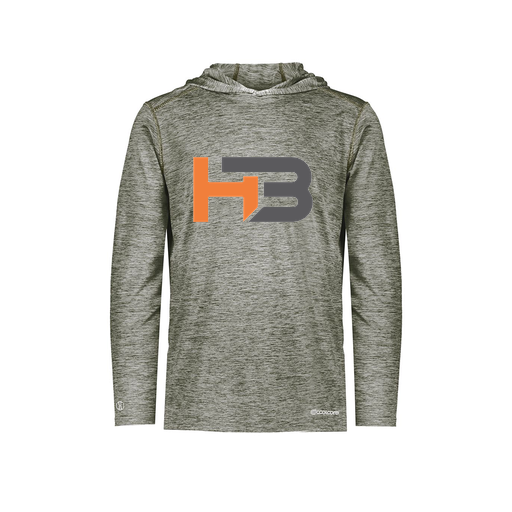 [FOLHCGGY-YS-LOGO1] Decker Youth Charge Hoodie (Youth S, Gray, Logo 1)