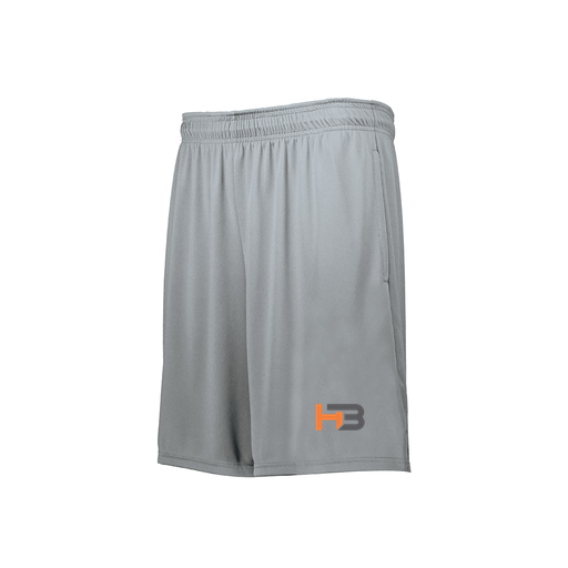 [229511.099.XS-LOGO1] Men's Swift Short (Adult XS, Silver, Logo 1)