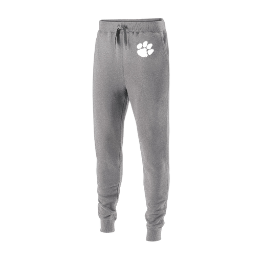 [229548.017.XS-LOGO2] Men's 60/40 Fleece Jogger (Adult XS, Silver, Logo 2)