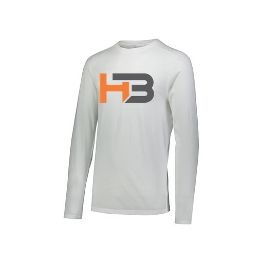 [FTLCUBWH-YS-LOGO1] Youth LS Ultra-blend T-Shirt (Youth S, White, Logo 1)