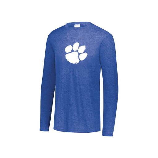 [3076.U55.S-LOGO2] Youth LS Ultra-blend T-Shirt (Youth S, Royal, Logo 2)